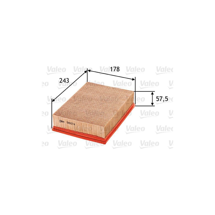 Valeo 585074 Air Filter