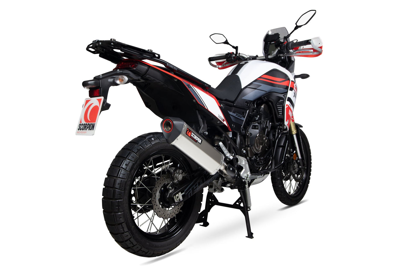 Scorpion RYA114TEO Yamaha Tenere 700 Serket Parallel Slip-On Exhaust - Titanium Sleeve