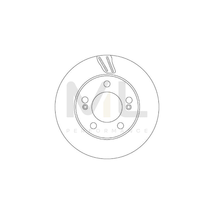 TRW DF6878S Brake Disc Vented, Painted | Performance Parts Direct Car Parts