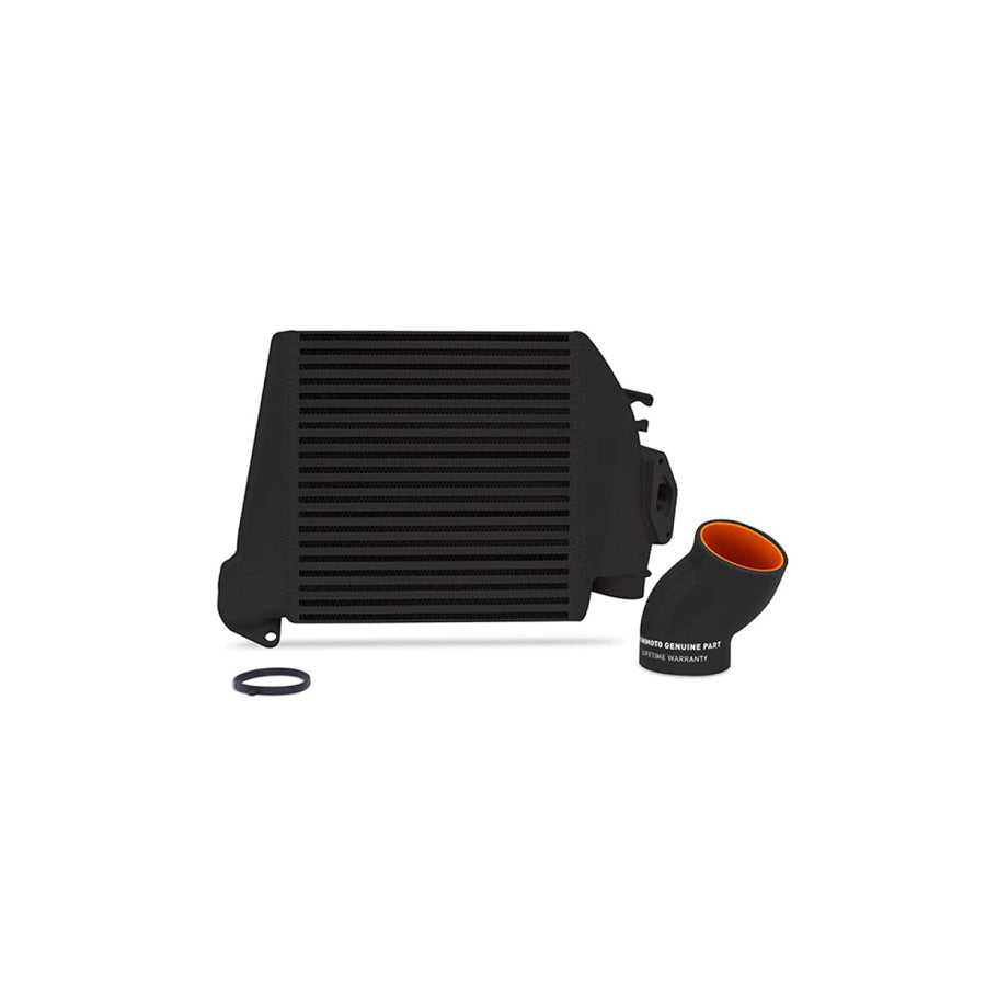 Mishimoto MMTMIC-WRX-08BKBK 08-14 Subaru WRX Top-Mount Intercooler Kit - Powder Coated Black & Black Hoses