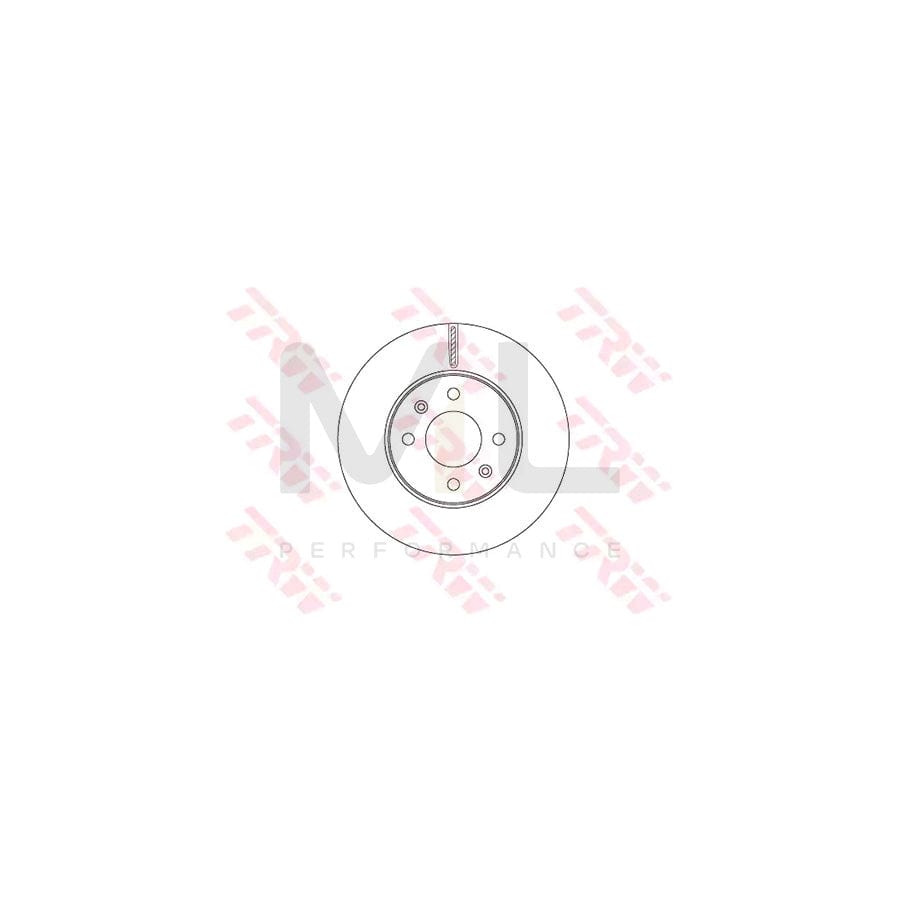 TRW DF6794 Brake Disc Vented, Painted | Performance Parts Direct Car Parts