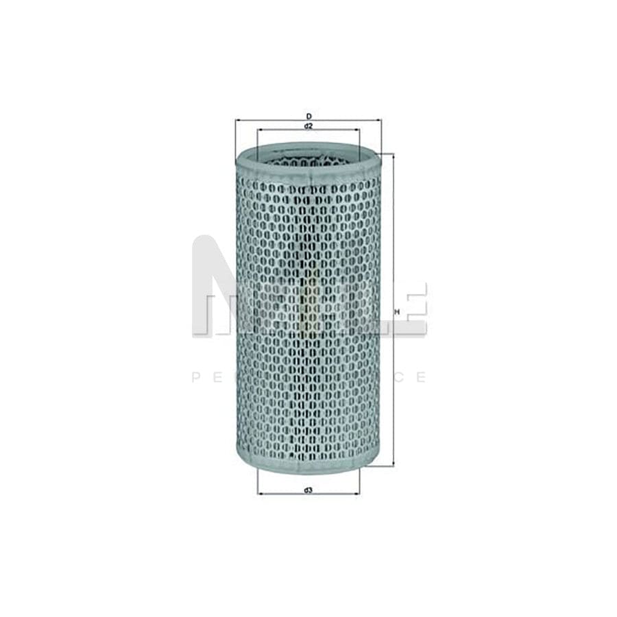 MAHLE ORIGINAL LX 502 Air Filter Filter Insert | Performance Parts DirectCar Parts
