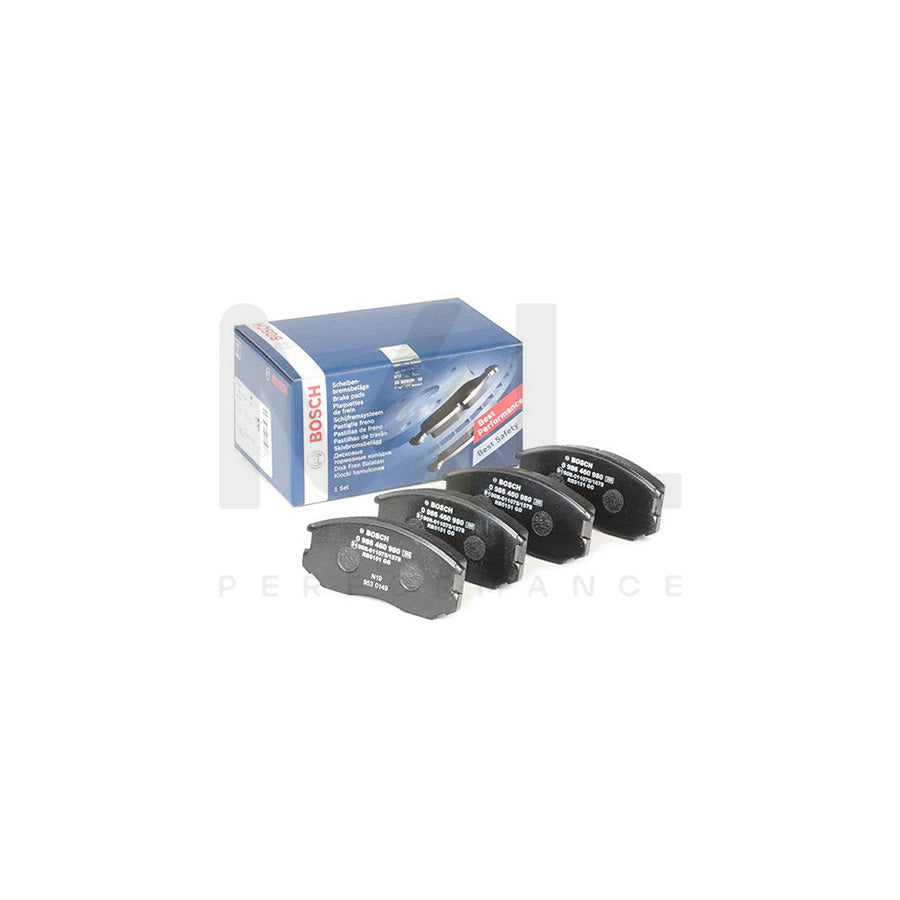 Bosch 0986460980 Brake Pad Set BP549 | Performance Parts Direct Car Parts