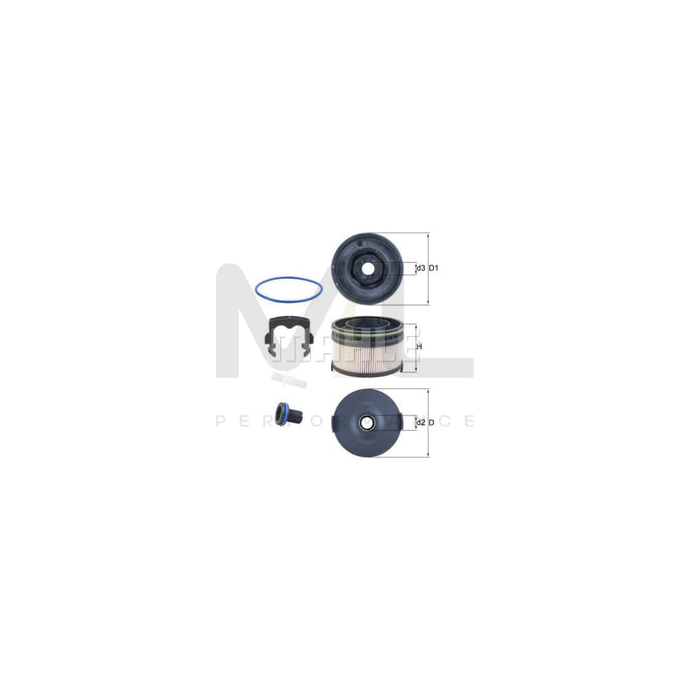 MAHLE ORIGINAL KX 568KIT Fuel filter Filter Insert | Performance Parts DirectCar Parts
