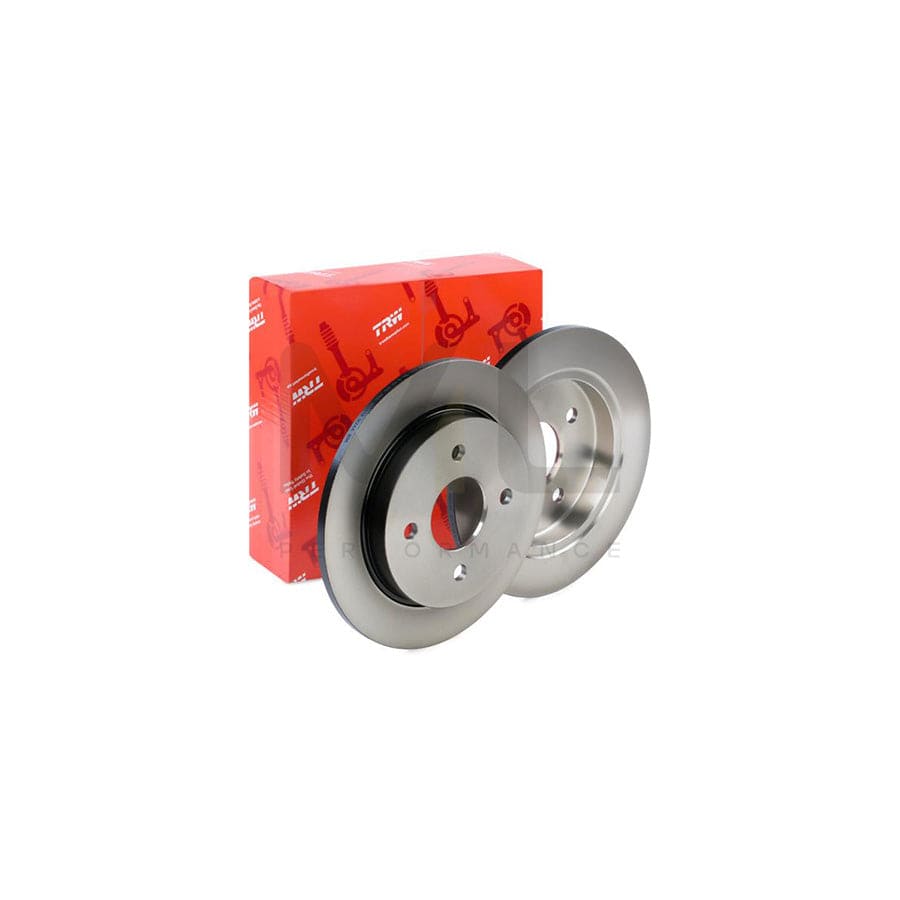 TRW DF1654 Brake Disc Solid, Painted | Performance Parts Direct Car Parts