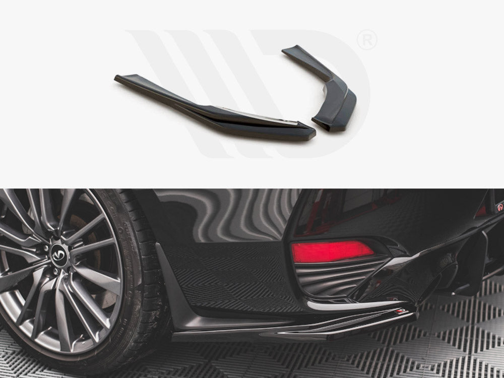Maxton Design Infiniti Q60 S MK2 (2017-) Rear Side Splitters