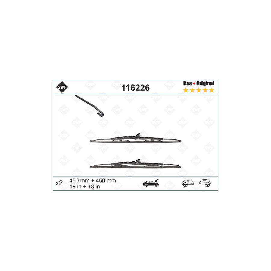 Swf Original 116226 Wiper Blade