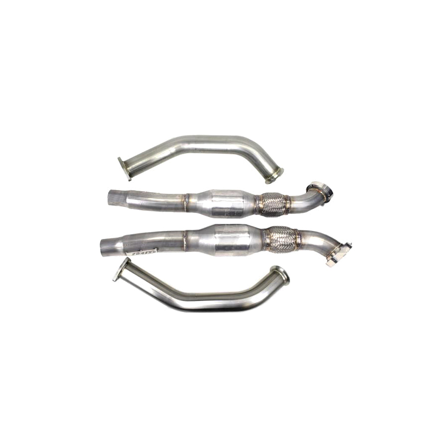 JHM Audi B8 B8.5 C7 3.0T High-Flow Cat Downpipes with Integrated Baffle System (Inc. S4, A6, Q5 & SQ5)