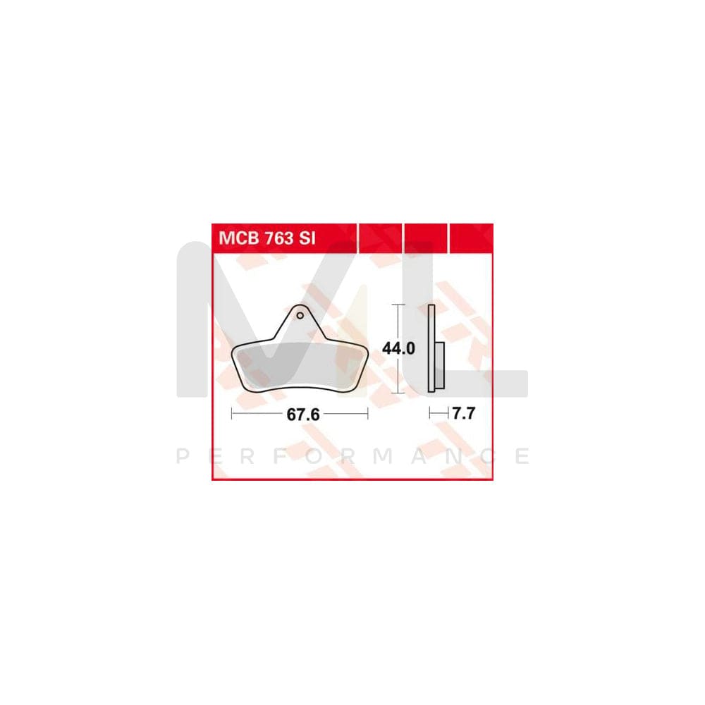 TRW Sinter Offroad Mcb763Si Brake Pad Set | Performance Parts Direct Car Parts