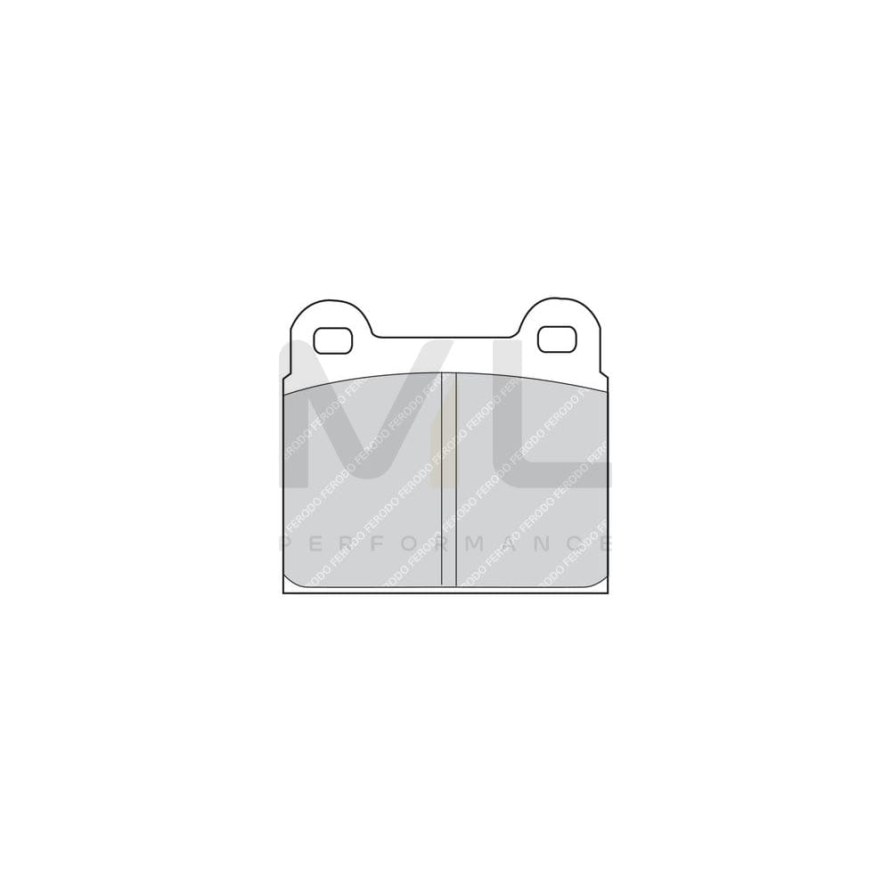 Ferodo Premier Fdb72 Brake Pad Set Prepared For Wear Indicator | Performance Parts Direct Car Parts