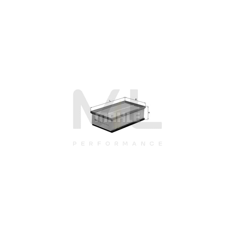 MAHLE ORIGINAL LX 1497 Air Filter Filter Insert | Performance Parts DirectCar Parts