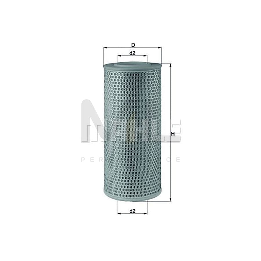 MAHLE ORIGINAL LX 610 Air Filter Filter Insert | Performance Parts DirectCar Parts