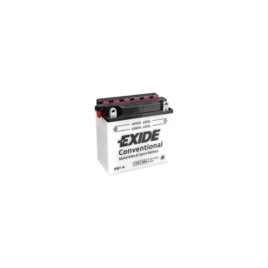 Exide EB7-A 12V Conventional Motorcycle Battery