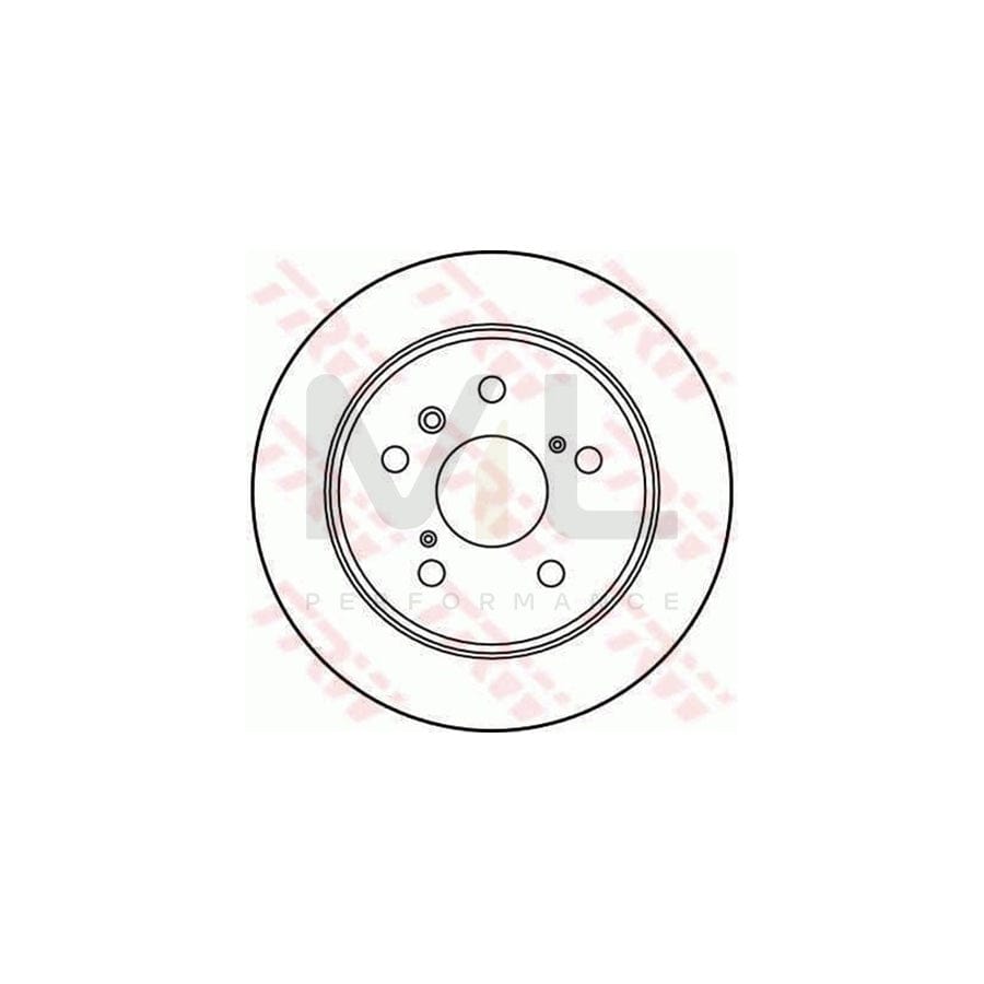 TRW DF2661 Brake Disc Solid | Performance Parts Direct Car Parts