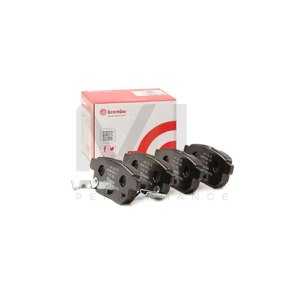 Brembo P 83 083 Brake Pad Set With Acoustic Wear Warning