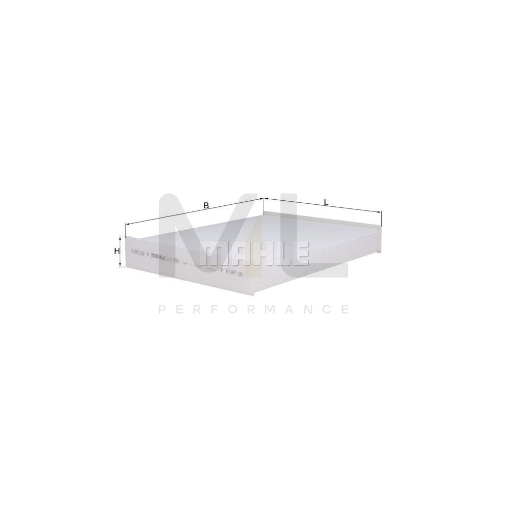 MAHLE ORIGINAL LA 891 Pollen filter Particulate Filter | Performance Parts DirectCar Parts