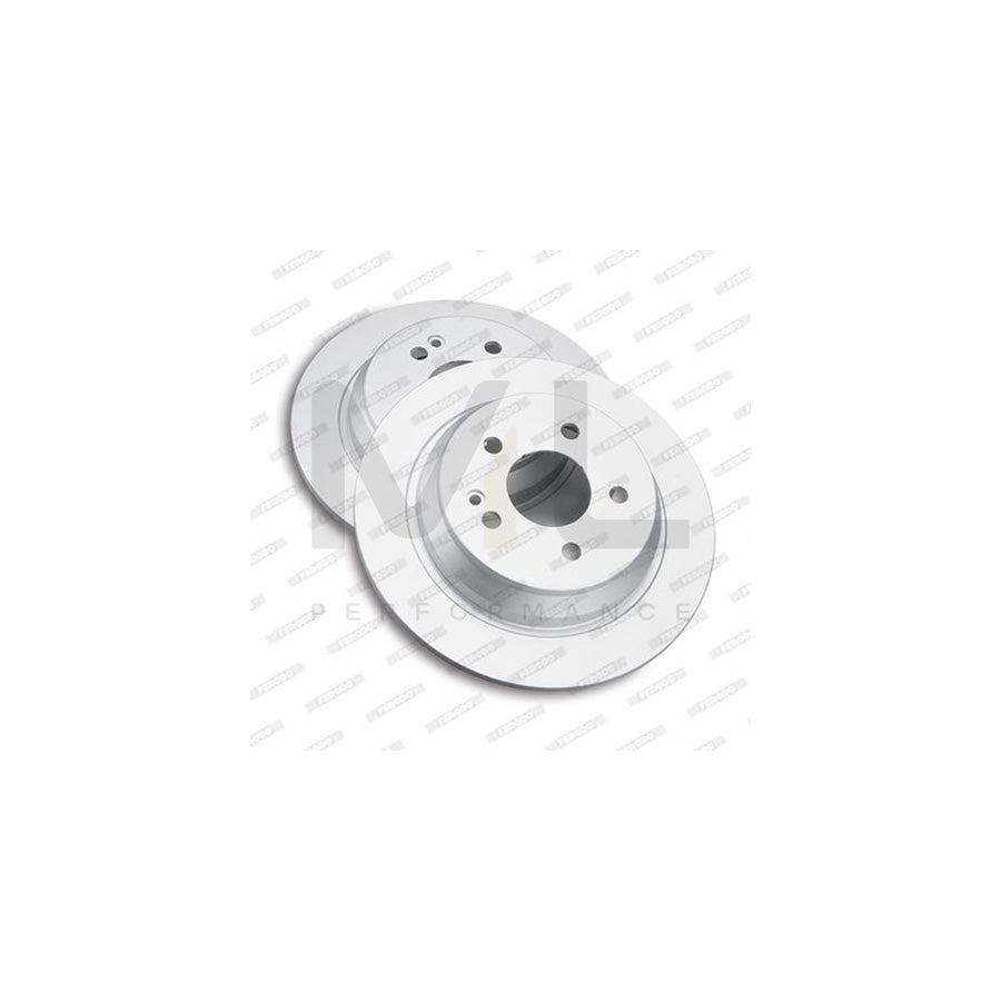 FERODO DDF995-1 Brake Disc Solid, with bolts/screws | Performance Parts Direct Car Parts