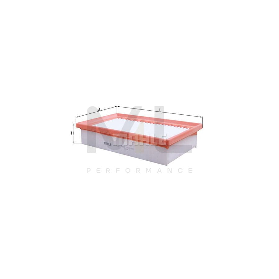 MAHLE ORIGINAL LX 4040 Air Filter Filter Insert | Performance Parts DirectCar Parts