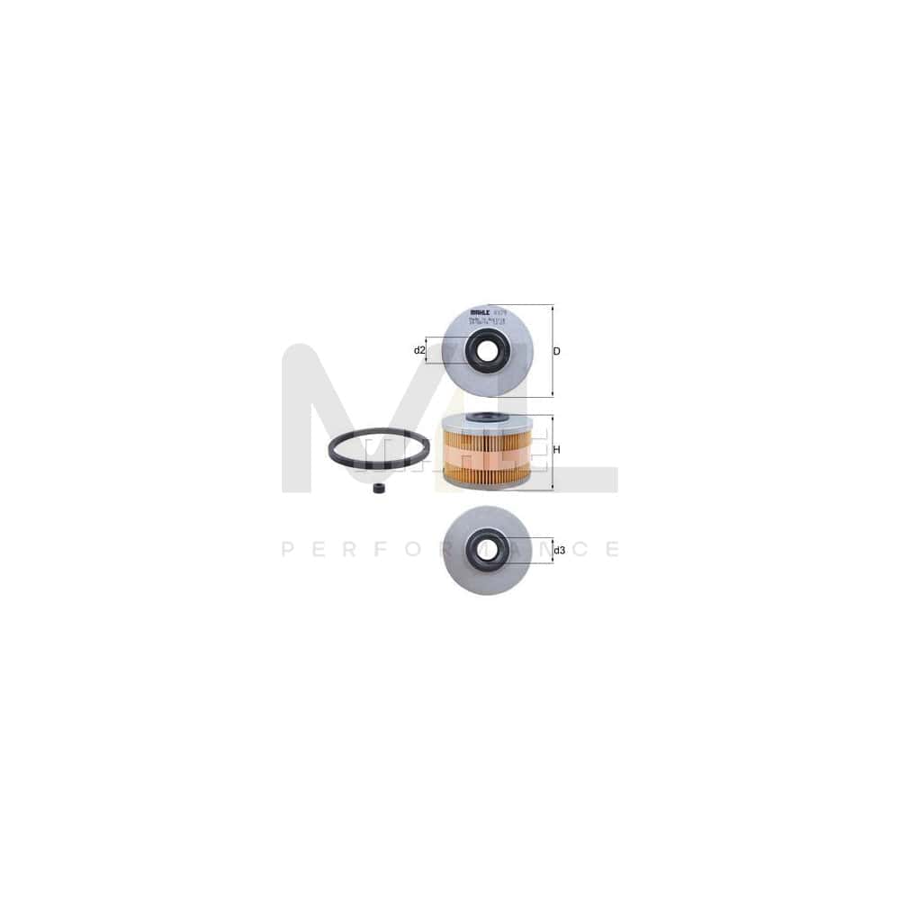 MAHLE ORIGINAL KX 79D Fuel filter Filter Insert | Performance Parts DirectCar Parts