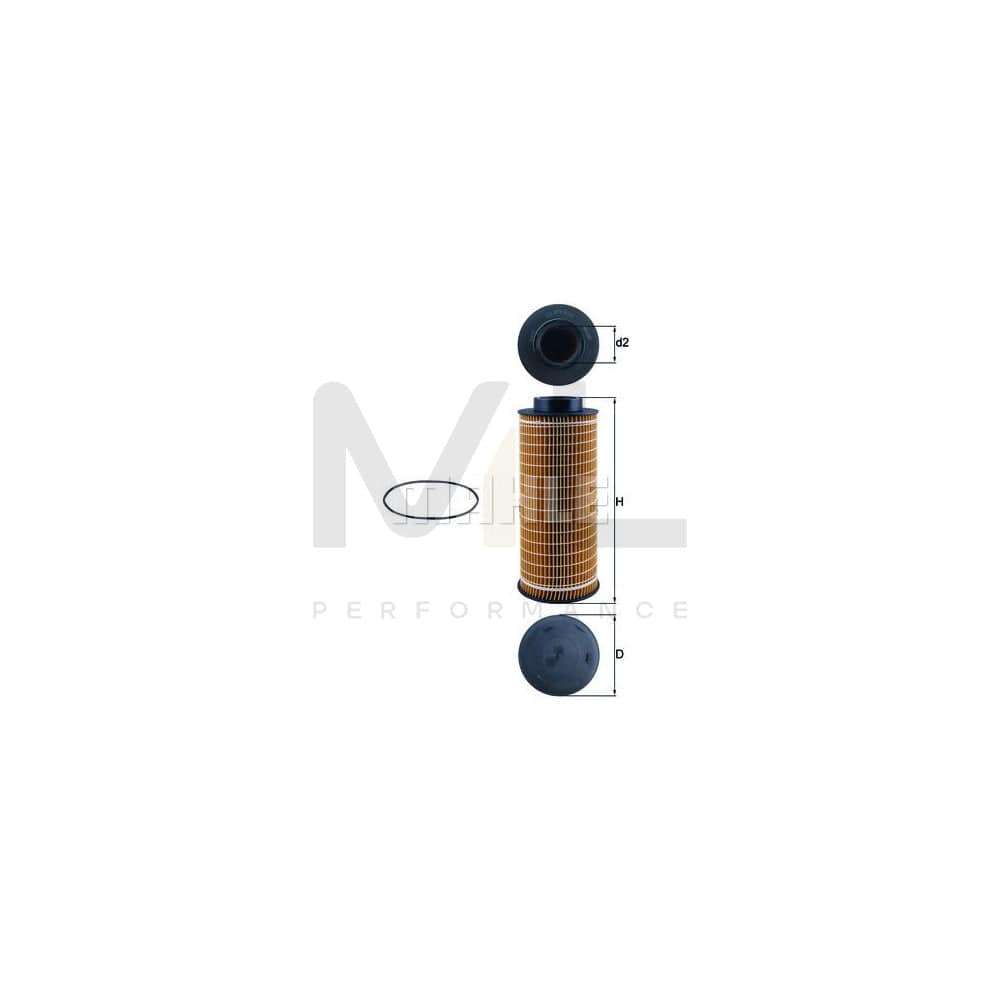MAHLE ORIGINAL KX 25 Fuel filter Filter Insert | Performance Parts DirectCar Parts