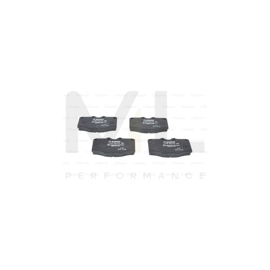 Bosch 0986468520 Brake Pad Set BP724 | Performance Parts Direct Car Parts
