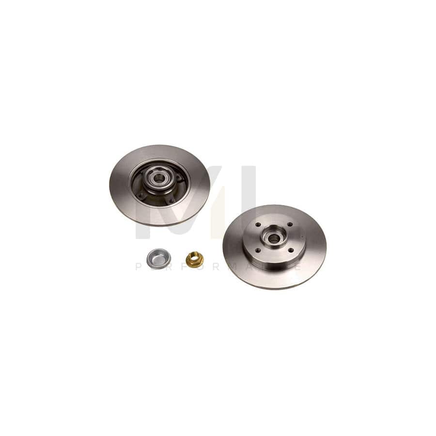 TRW DF4452BS Brake Disc Solid, with ABS sensor ring, with wheel bearing | Performance Parts Direct Car Parts