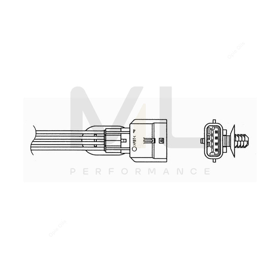 NTK Lambda Sensor - Oxygen / O2 Sensor OZA837-EE7 (NGK 94149)