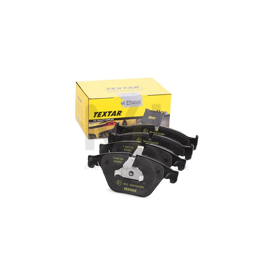 TEXTAR 2468801 Brake pad set prepared for wear indicator