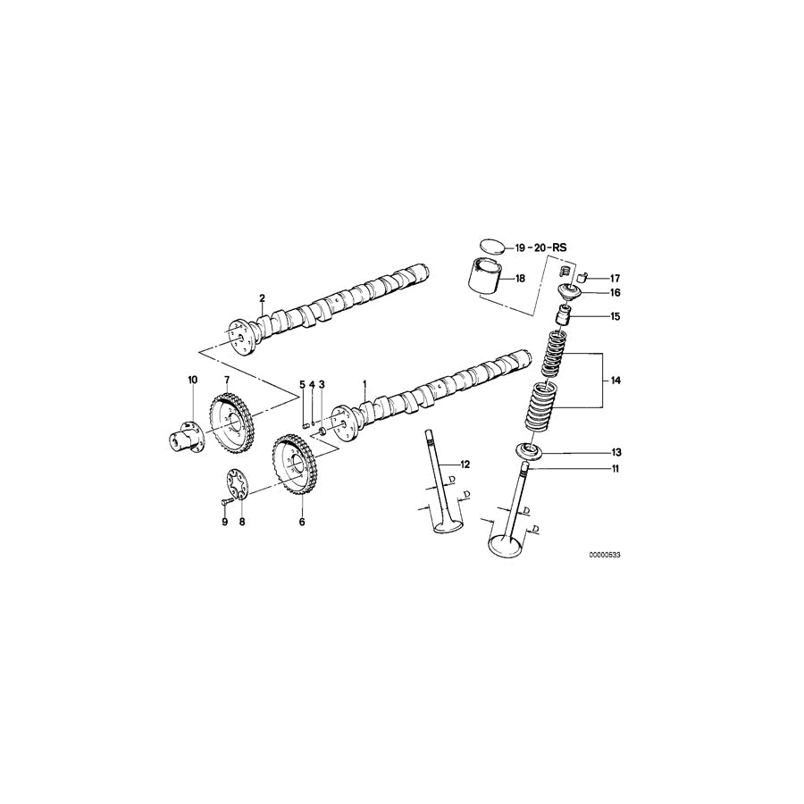 Genuine BMW 11321308229 E24 E36 E28 Plate 4,25 mm (Inc. M5 3.8, Z3 M & M5 3.6)