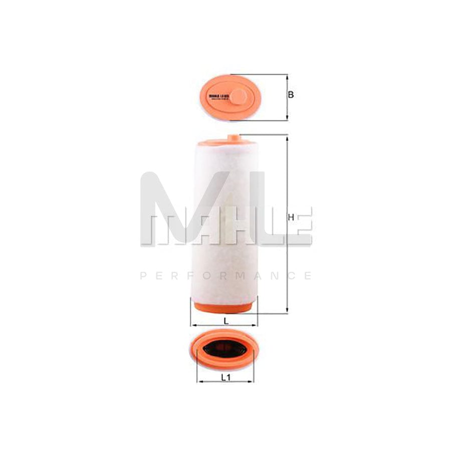 MAHLE ORIGINAL LX 823 Air Filter Filter Insert | Performance Parts DirectCar Parts