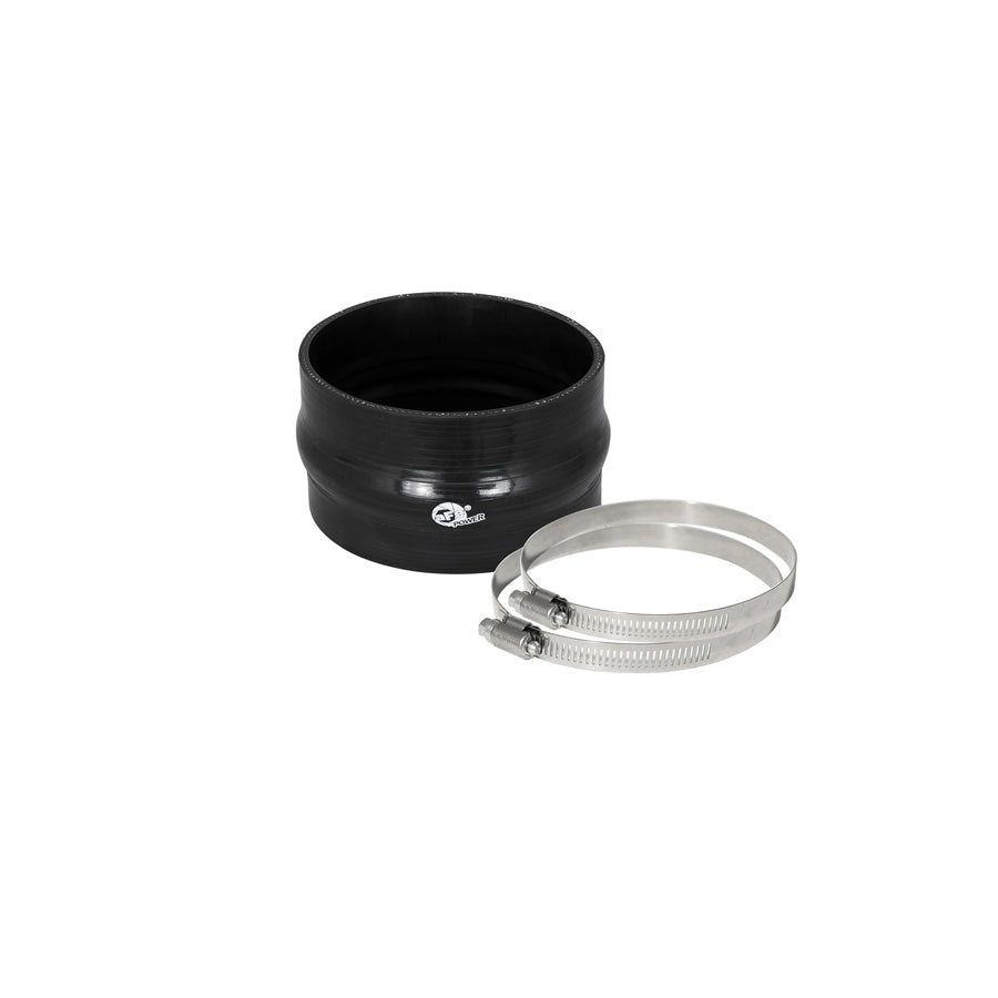 aFe 59-00040 (4-3/4 IN ID x 3 IN L) Straight Coupler w/ Hump - Black Replacement Coupling Kit