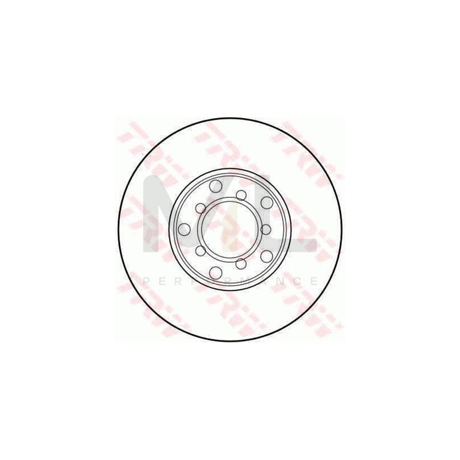 TRW DF1572 Brake Disc Solid | Performance Parts Direct Car Parts