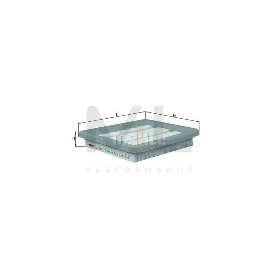 MAHLE ORIGINAL LX 2868/1 Air Filter Filter Insert | Performance Parts DirectCar Parts