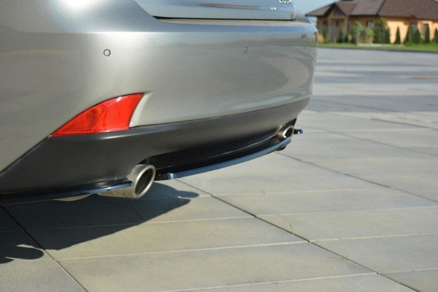 Maxton Design Lexus IS MK3 T Central Rear Splitter (without vertical bars)