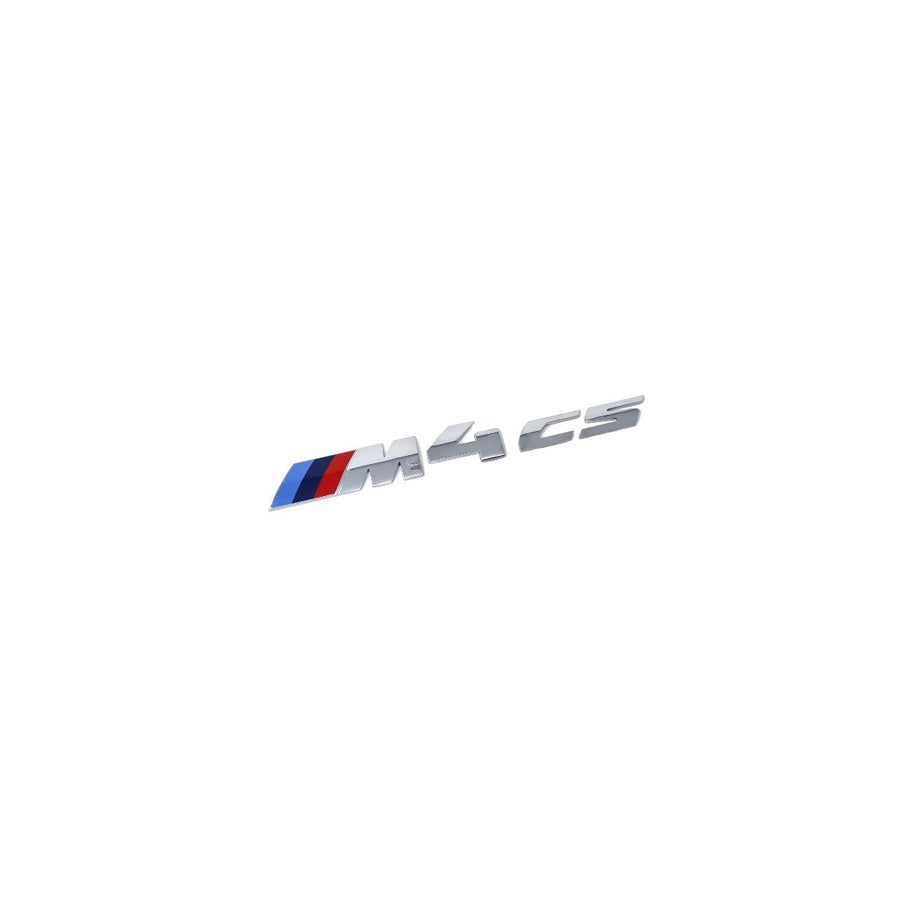 Genuine BMW F82 M4 CS Badge - Chrome