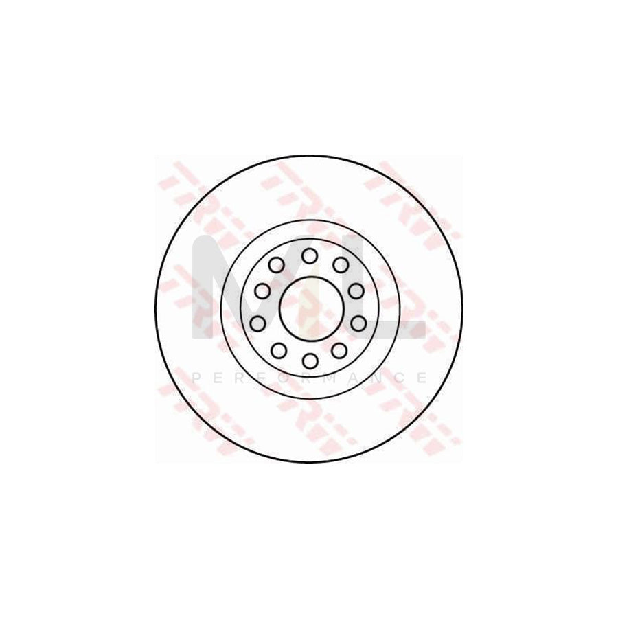 TRW DF4209 Brake Disc Vented | Performance Parts Direct Car Parts