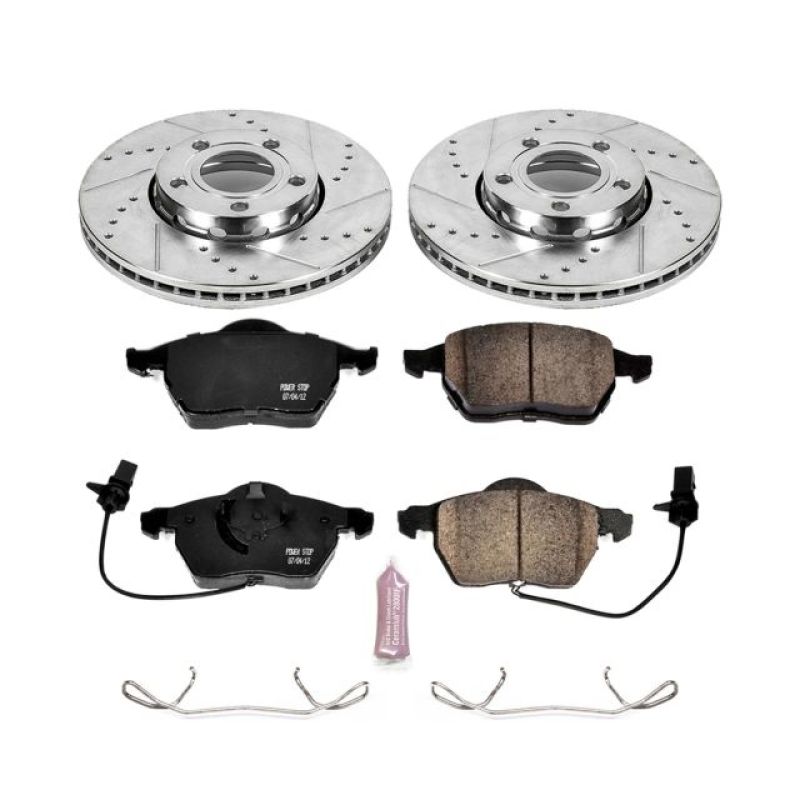 PowerStop Power Stop 05-06 Audi A4 Front Z23 Evolution Sport Brake Kit
