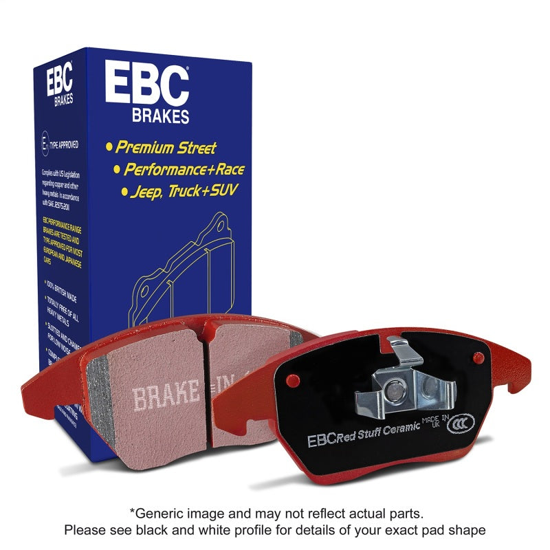 EBC 15+ Chrysler 200 2.4 Redstuff Front Brake Pads