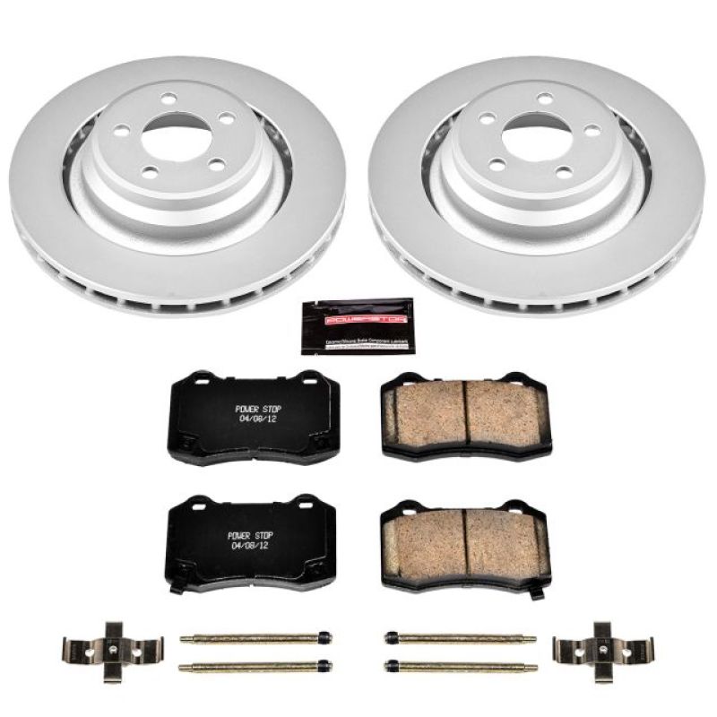 PowerStop Power Stop 05-10 Chrysler 300 Rear Z17 Evolution Geomet Coated Brake Kit