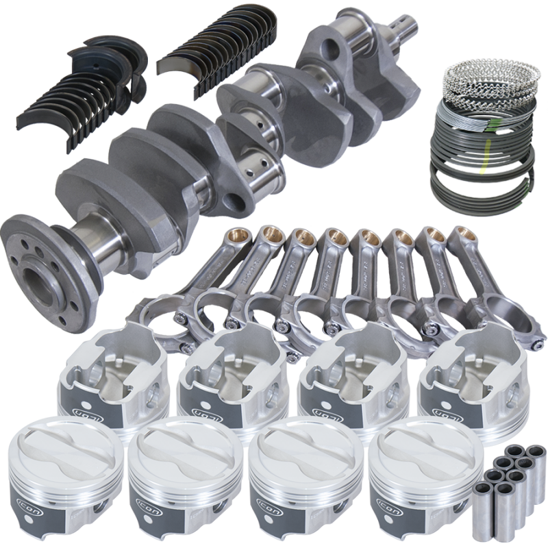 Eagle Chevy 350 3.750in Crank 5.700in I-Beam Rods -18cc 4.030in Pistons Rotating Assembly