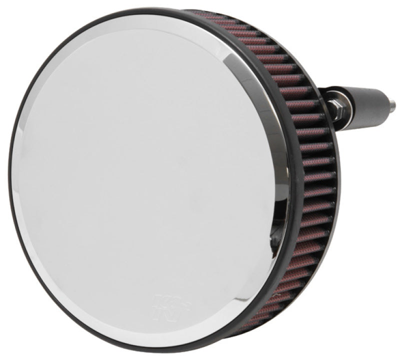 K&N Engineering K&N Street Round Metal Intake System - Harley-Davidson - Red Filter 6-8 Size 2.4in In Dia 2.5in H
