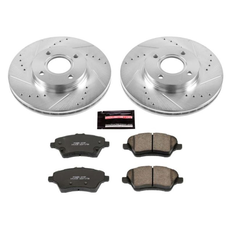 PowerStop Power Stop 14-19 Ford Fiesta Front Z23 Evolution Sport Brake Kit
