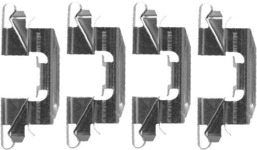 TEXTAR 82507700 Brake Pad Fitting Kit