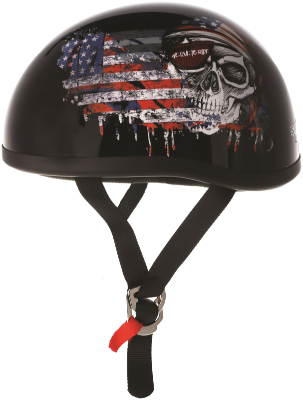 Bikers Choice Skid Lids Live To Ride Original Helmet - 2XL