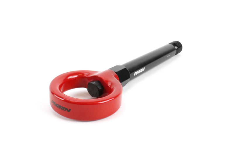 Perrin Performance PERRIN 17-21 Honda Civic Si/Type R/Touring/Hatchback Tow Hook Kit Rear - Red