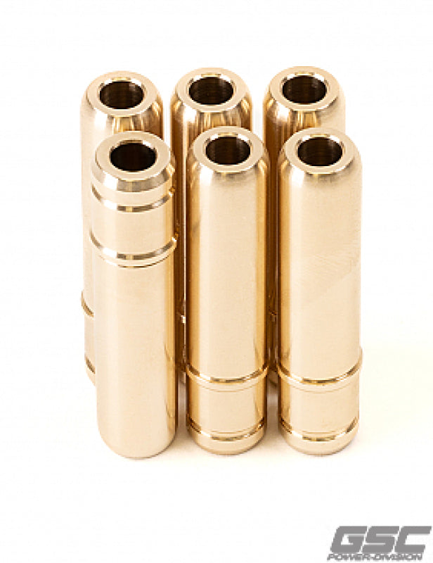 GSC Power Division GSC P-D Toyota G16E STD Manganese Bronze Exhaust Valve Guide Stopper Style - Set of 6