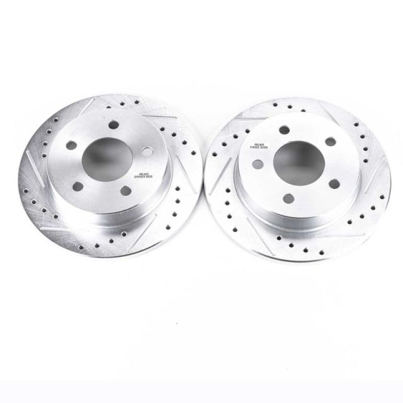 PowerStop Power Stop 94-04 Ford Mustang Rear Evolution Drilled & Slotted Rotors - Pair
