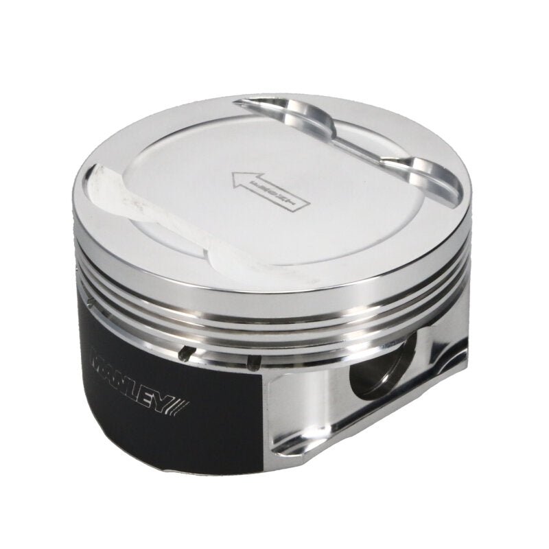 Manley Performance Manley Ford 3.7L Cyclone V6 3.76in Bore 9.5:1 Comp Ratio -5.0cc Dish Platinum Piston Set - Set of 6