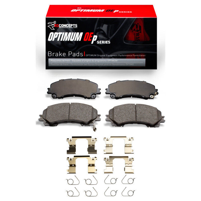 R1 Concepts R1 2014-2025 Infiniti Q50 Front R1 Optimum OE Pads & Hardware Kit