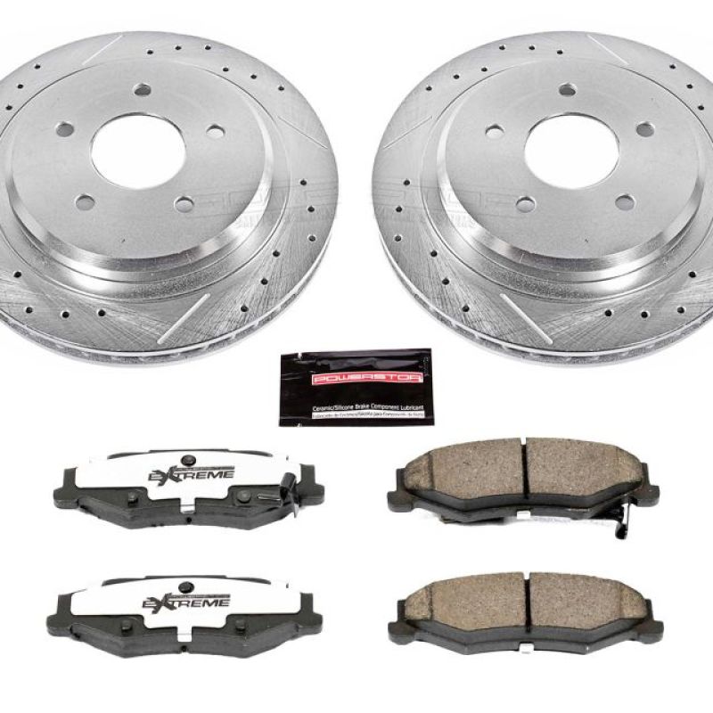 PowerStop Power Stop 04-09 Cadillac XLR Rear Z26 Street Warrior Brake Kit